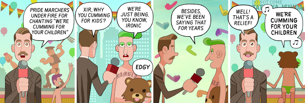 We're Cumming For Your Children