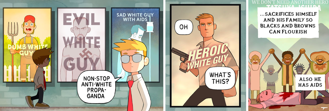 Anti-White Propaganda