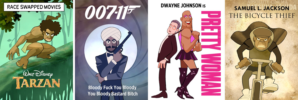 Race Swapped Movies